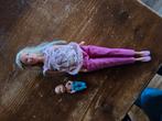 Zwangere Steffie met 2 baby's, Ophalen of Verzenden, Gebruikt, Babypop