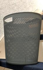 Kunststof grijze prullenbak 30 cm hoog doorsnee 25 cm, Huis en Inrichting, Woonaccessoires | Prullenbakken, Kunststof, Ophalen of Verzenden