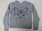 H&M trui grijs poes maat 98 truitje poesje / katje, Kinderen en Baby's, Kinderkleding | Maat 98, Meisje, Trui of Vest, H&M, Ophalen of Verzenden