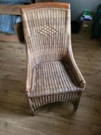 4 rotan/rieten stoelen, Huis en Inrichting, Stoelen, Ophalen