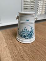 Antiek potje Gien France vogeldecor 19 de eeuw, Ophalen of Verzenden
