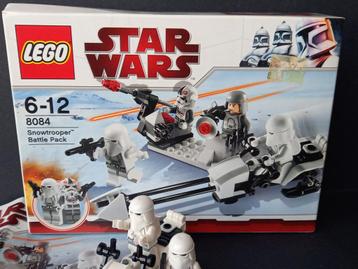 Lego Star Wars minifig 8084 Snowtrooper Battle Pack Trooper beschikbaar voor biedingen