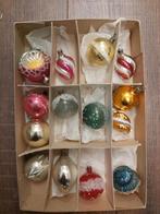 14 Kleinere vintage glazen kerstballen., Diversen, Ophalen of Verzenden, Gebruikt