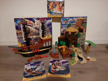 Piratenschip, Baai, Neptunus En Zeemonster - Fisher-Price. beschikbaar voor biedingen