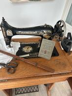 Antieke Singer Naaimachine met Boekje, Antiek en Kunst, Ophalen