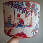 Handgemaakte lampenkap linnen met  aapjes, Huis en Inrichting, Lampen | Lampenkappen, Ophalen of Verzenden