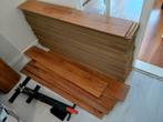 Warm donkerhouten vloer | 18m2, Ophalen, Gebruikt, 50 tot 150 cm, 10 tot 30 cm