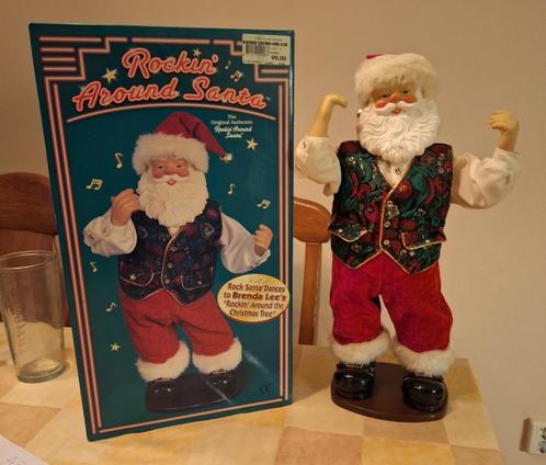 Oude Rock Santa Collectibles Brenda Lee Rocking Around, Diversen, Kerst, Zo goed als nieuw, Ophalen of Verzenden