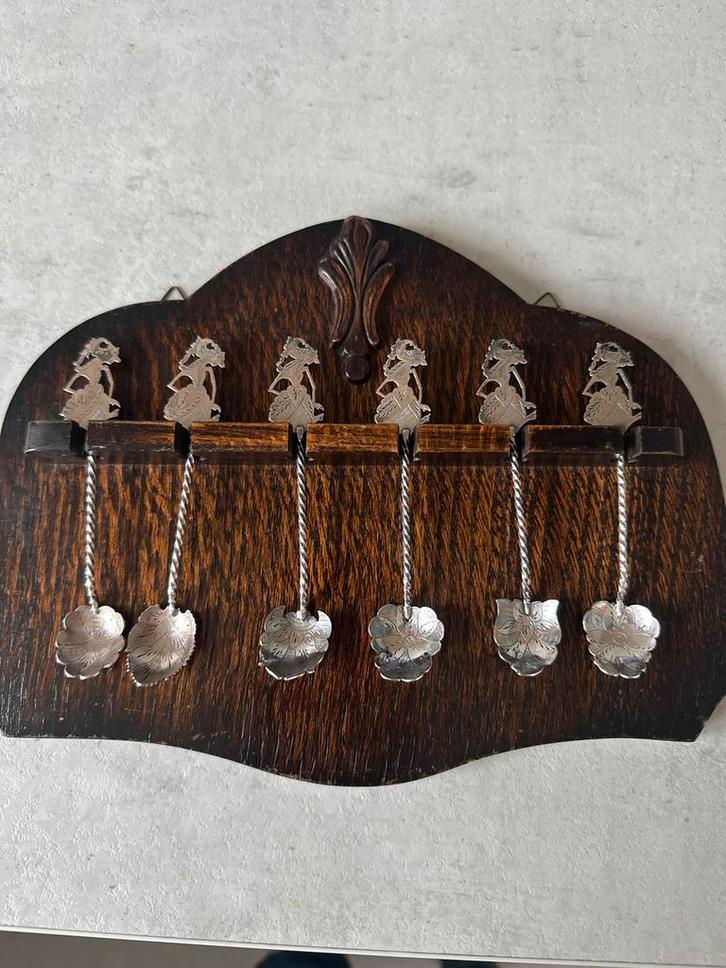 Zilveren lepeltjes Indonesië 1945-1950, Antiek en Kunst, Antiek | Goud en Zilver, Ophalen of Verzenden