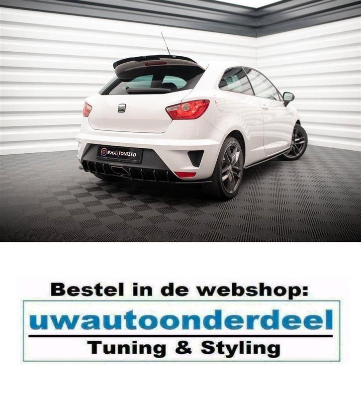 Maxton Design Spoiler Splitter Lip Voor Seat Ibiza Sportcoup, Auto diversen, Tuning en Styling, Ophalen of Verzenden