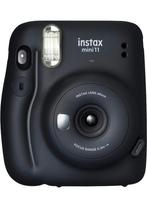 Fujifilm Instax Mini 11 Zwart / Charcoal Gray + beschermtas, Audio, Tv en Foto, Fotocamera's Analoog, Ophalen of Verzenden, Zo goed als nieuw