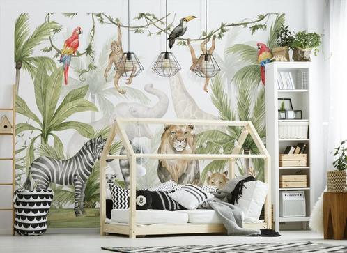 Jungle Safari Poster Behang - Walltastic - Gratis Verzending, Huis en Inrichting, Stoffering | Behang, minder dan 10 m², Ophalen of Verzenden