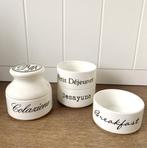 Riviera Maiaon ontbijtpot met 4 schaaltjes, Overige materialen, Wit, Ophalen of Verzenden, Zo goed als nieuw