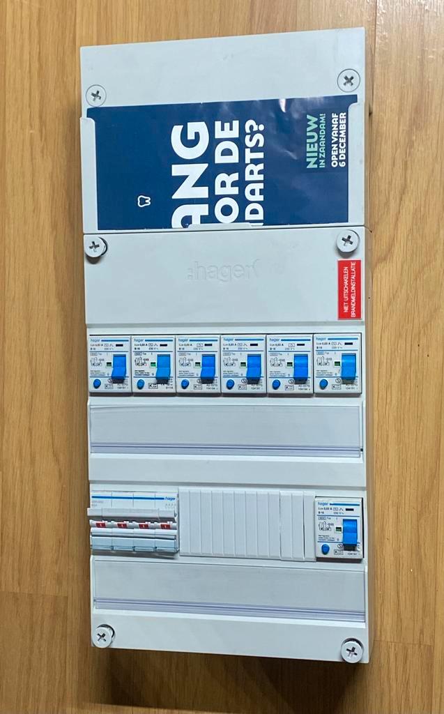 Hager 3 fase groepenkast meterkast verdeelkast stroomkast, Hobby en Vrije tijd, Elektronica-componenten, Zo goed als nieuw, Ophalen of Verzenden