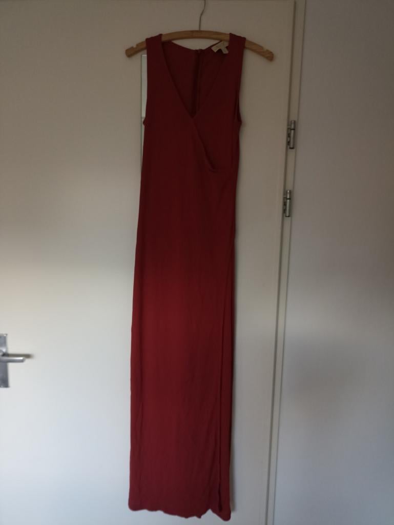 Mooie donker oranje galajurk, maar 36, Galajurk, Oranje, Ophalen of Verzenden, Zo goed als nieuw