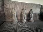 3 Boeddha Beelden - Aziatische Kunst - 28cm Hoogte, Ophalen