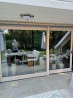 Schuifpui hardhout, Doe-het-zelf en Verbouw, 225 cm of meer, Ophalen of Verzenden, Zo goed als nieuw, Schuifpui