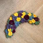 Keramisch Wandornament Bloemenslinger – Handgemaakt, Ophalen of Verzenden