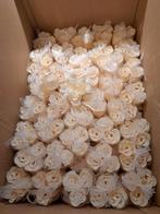 110x bedankjes, 3 rozen(zeepblaadjes) in hartvorm verpakking, Nieuw, Ophalen