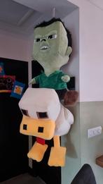 Minecraft Chicken Jockey Knuffel - 125cm, Kinderen en Baby's, Speelgoed | Knuffels en Pluche, Ophalen of Verzenden, Nieuw, Overige typen