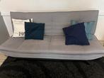 Grijze slaapbank - zo goed als nieuw!, Ophalen, Minder dan 75 cm, 150 tot 200 cm, Tweepersoons