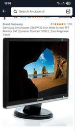 Samsung Syncmaster 226BW 22 inch Monitor, Gebruikt, Ophalen of Verzenden, Overige resoluties, 60 Hz of minder