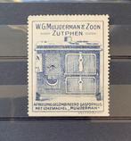 Sluitzegel Zutphen WG Muijderman & zoon, Verzenden, T/m 1940, Gestempeld