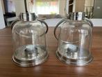 2 waxinelichthouders Riviera Maison, Ophalen, Zo goed als nieuw, Overige materialen, Minder dan 25 cm