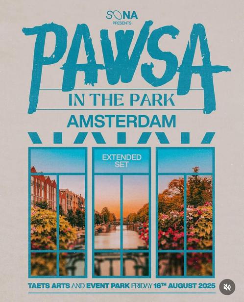 Pawsa in the park Amsterdam ticket 1x 16-08-25, Tickets en Kaartjes, Overige Tickets en Kaartjes, Eén persoon