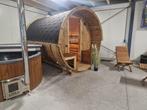 sauna barrel barrelsauna ontspanning aanbieding NU 6200,-, Sport en Fitness, Sauna, Ophalen, Nieuw, Complete sauna