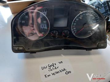 VW Golf 5 1.4/16v km tellerklok '05 beschikbaar voor biedingen