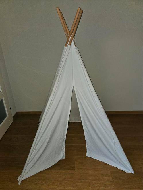 Tipi speeltent / wigwam wit, Kinderen en Baby's, Speelgoed | Speeltenten, Gebruikt, Ophalen