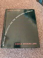 Applied statistics for the behavioral science, Boeken, Studieboeken en Cursussen, Gelezen, Hinkle, Ophalen of Verzenden, WO