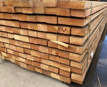 Mooie Douglas balken/ regels 50x100 a 5m lang beschikbaar voor biedingen