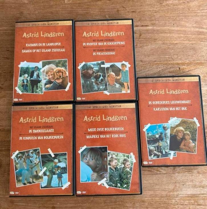 Astrid Lindgren DVD Boxset - Klassiekers! NL versie, Cd's en Dvd's, Dvd's | Tv en Series, Zo goed als nieuw, Boxset, Alle leeftijden