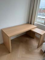 MOET WEG Bureau MALM ikea in kleur eiken 150x65, Huis en Inrichting, Bureaus, Ophalen, Zo goed als nieuw