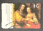 Rembrandt van Rijn 1999 het joodse bruidje 1836 -3, Postzegels en Munten, Postzegels | Nederland, Ophalen of Verzenden, Na 1940