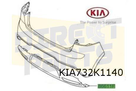 Kia Rio III (8/11-3/15) Achterbumperspoiler Origineel! 86612, Auto-onderdelen, Carrosserie en Plaatwerk, Bumper, Kia, Achter, Nieuw