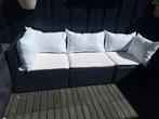 3 delige Loungeset met kussens, Tuin en Terras, Tuinsets en Loungesets, Ophalen, Zo goed als nieuw, Kunststof