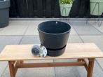 Elho greenville hanging pot 24cm, Kunststof, Minder dan 60 cm, Rond, Ophalen of Verzenden