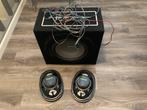 Subwoofer set, Auto diversen, Autospeakers, Ophalen, Gebruikt