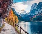 Schilderen op nummer natuur meer Gosausee Oostenrijk NIEUW, Ophalen of Verzenden, Nieuw, Schilderen op nummer