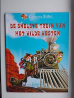 Geronimo Stilton stripboek snelste trein van het wilde weste, Ophalen of Verzenden, Zo goed als nieuw, Fictie algemeen