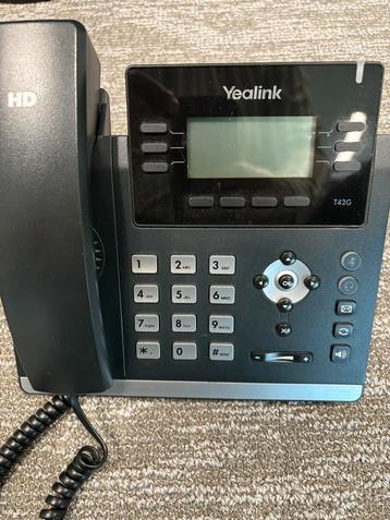 14x Yealink T42G IP telefoon, €8/stuk. €90 voor alle 14. beschikbaar voor biedingen