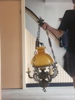 Kroonluchter in Hollandse stijl / Boerenlamp, Ophalen, Gebruikt, Glas, 75 cm of meer