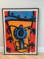 Herman Brood Zeefdruk Lucky Luke 1/150 Uniek Exemplaar, Antiek en Kunst, Kunst | Litho's en Zeefdrukken, Ophalen