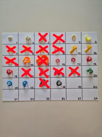 Playmobil kleine onderdelen accessoires kraag, revers, sjaal beschikbaar voor biedingen