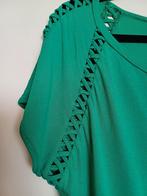 Groen shirt - Enjoy - maat M, Kleding | Dames, Ophalen of Verzenden, Zo goed als nieuw, Groen, Korte mouw