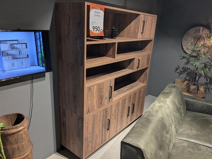 ZEER MOOIE NIEUWE SHOWROOM WANDKAST STERK AFGEPRIJSD, Huis en Inrichting, Kasten | Wandmeubels, Nieuw, 150 tot 200 cm, 150 tot 200 cm