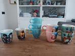 9 DE koffiemokken kunst, Huis en Inrichting, Keuken | Servies, Ophalen, Zo goed als nieuw, Overige stijlen, Bord(en)